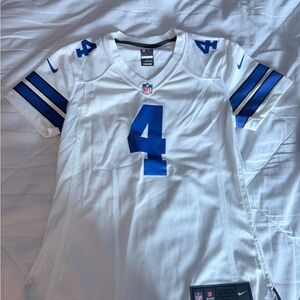 Nike NFL Dallas cowboys away women’s jersey small #4 - Prescott no name